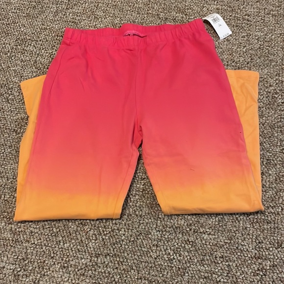 GAP Kids Pink and Orange Leggings - Picture 3 of 5